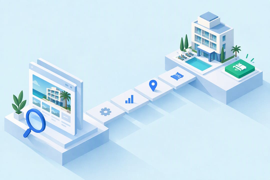 Rappresentazione geometrica della SEO per hotel