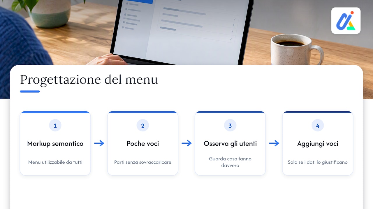 Processo per progettare e misurare un menu