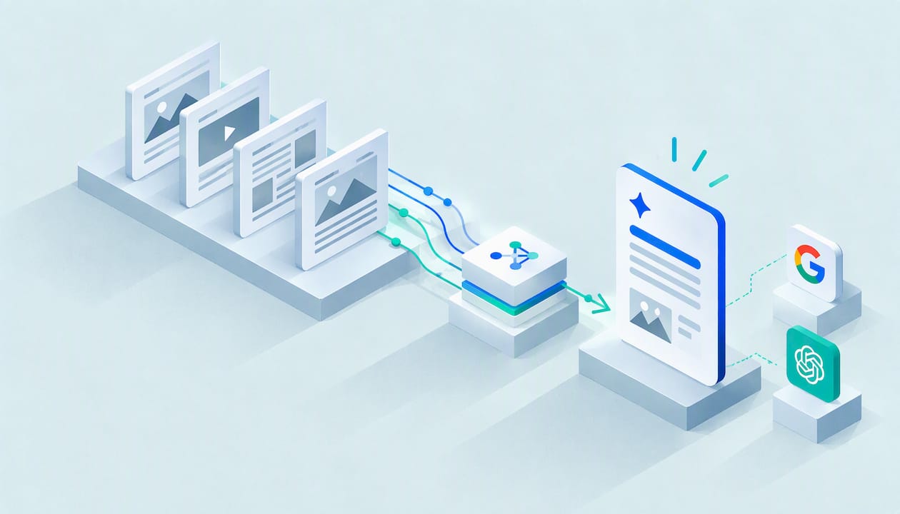 Approccio geometrico per integrare citazioni nelle risposte AI