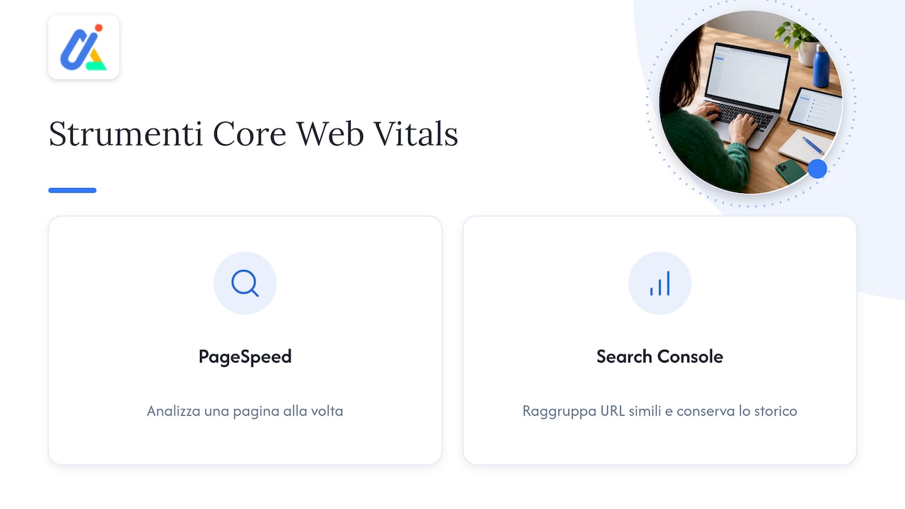 Confronto tra PageSpeed e report Search Console